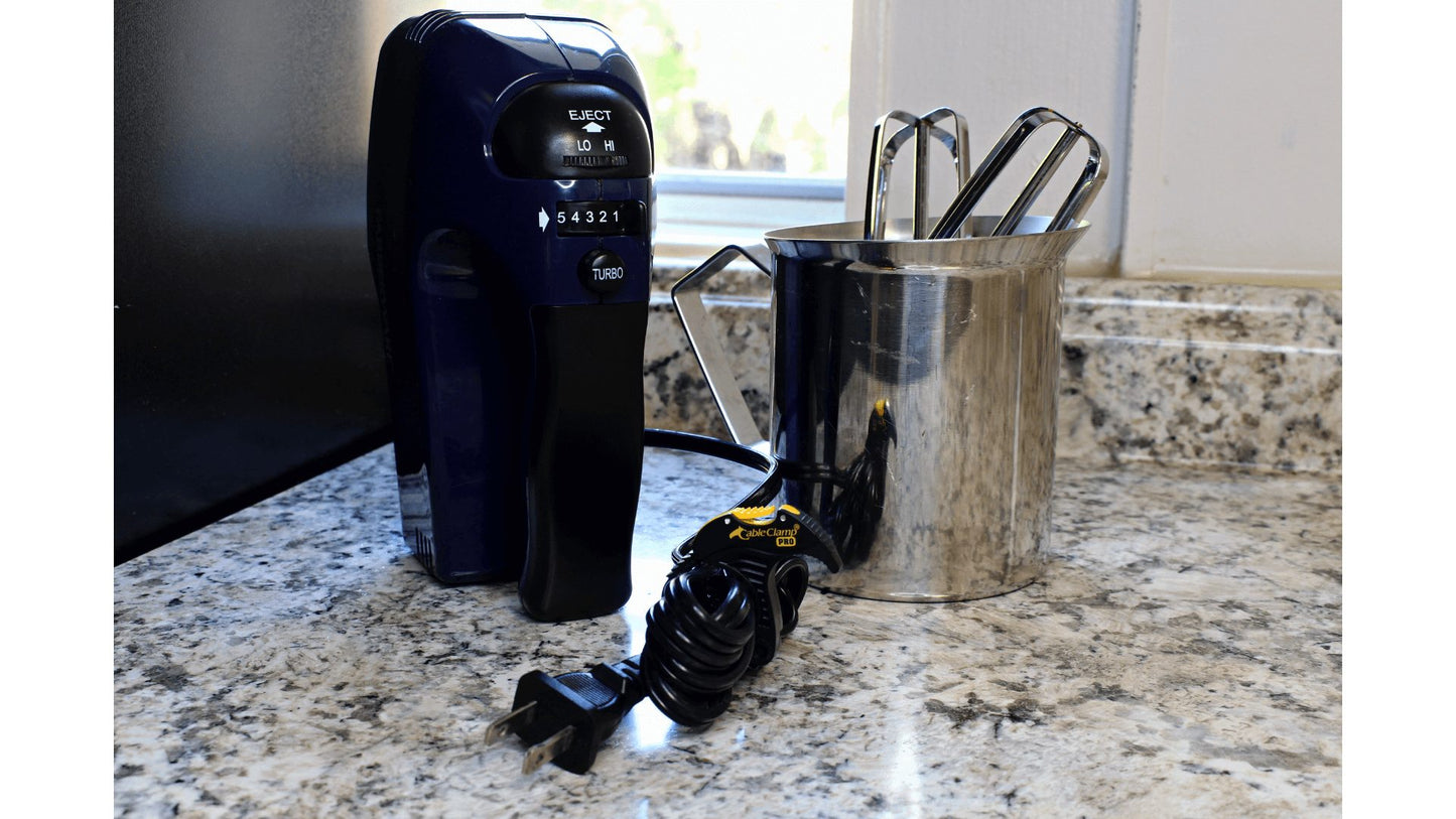 Cable Clamp® PRO Small Gul/sort - Cableclamp.no