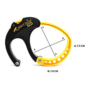 Cable Clamp® PRO Large Gul/sort - Cableclamp.no