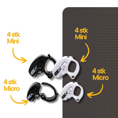Cable Clic® Assortert pakke med 16 stk. - Cableclamp.no 
