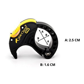 Cable Clamp® PRO Small Sort - Cableclamp.no 